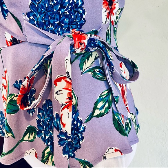 NWT Parker Lais Fleur Ruffle Peplum Blouse, XS - Picture 10 of 14